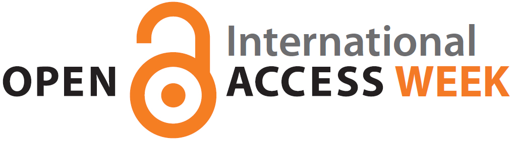 International Open Access Week Logo with that wording and an open lock in the centre.