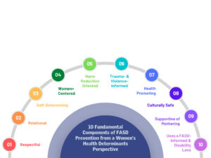 10 fundamental components of FASD prevention from a women's health determinants perspective