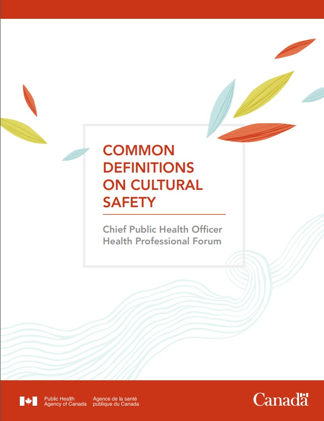 cover page for Common Definitions on Cultural Safety