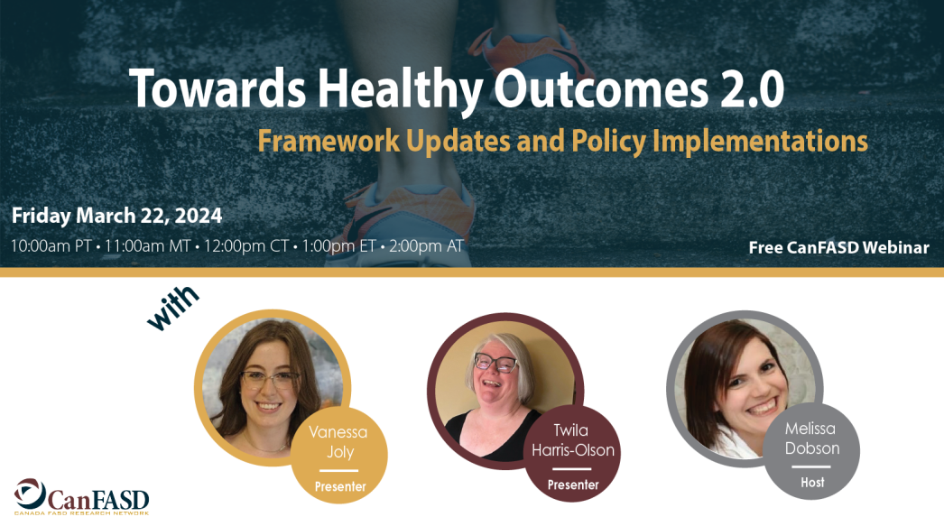 Webinar invite to Towards Healthy Outcomes 2.0: Framework Updates and Policy Implementations