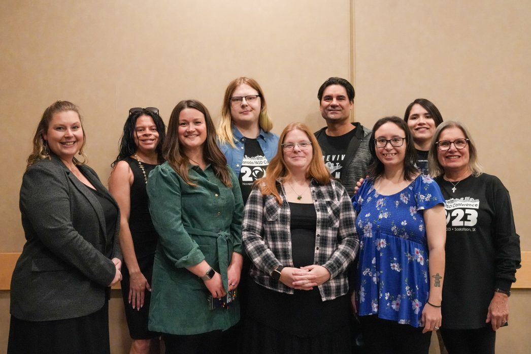 Group photo of some of the CanFASD team at the Canada FASD Conference
