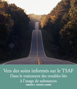 Cover of Vers des soins informes sur le TSAF 2